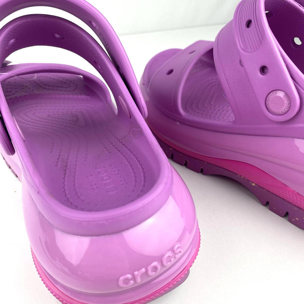 NEW Crocs Classic Mega Crush Platform Sandal 8 Juice Fuchsia Pink 207989 NWT - Picture 8 of 13